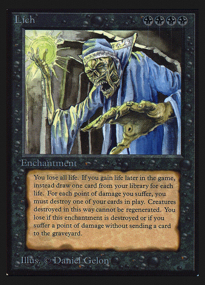 Lich card front