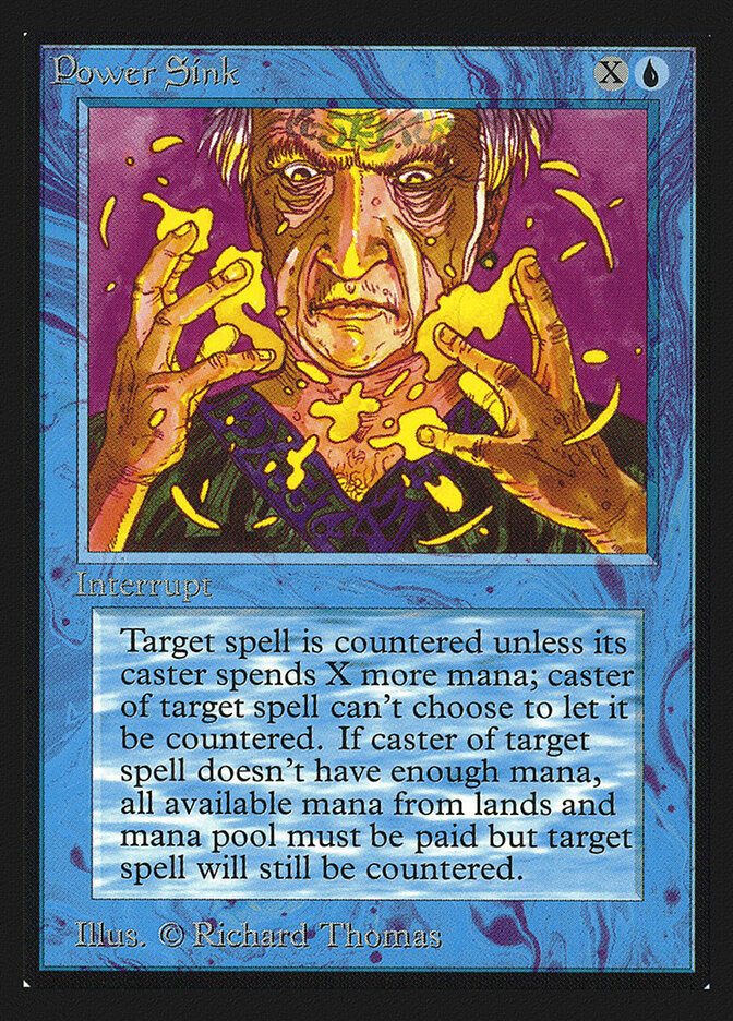 Power Sink card front
