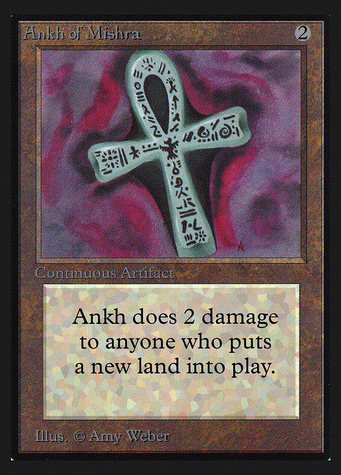 Ankh of Mishra card front