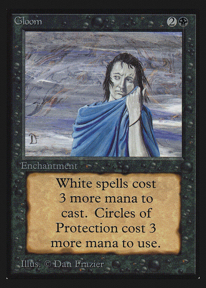 Gloom card front