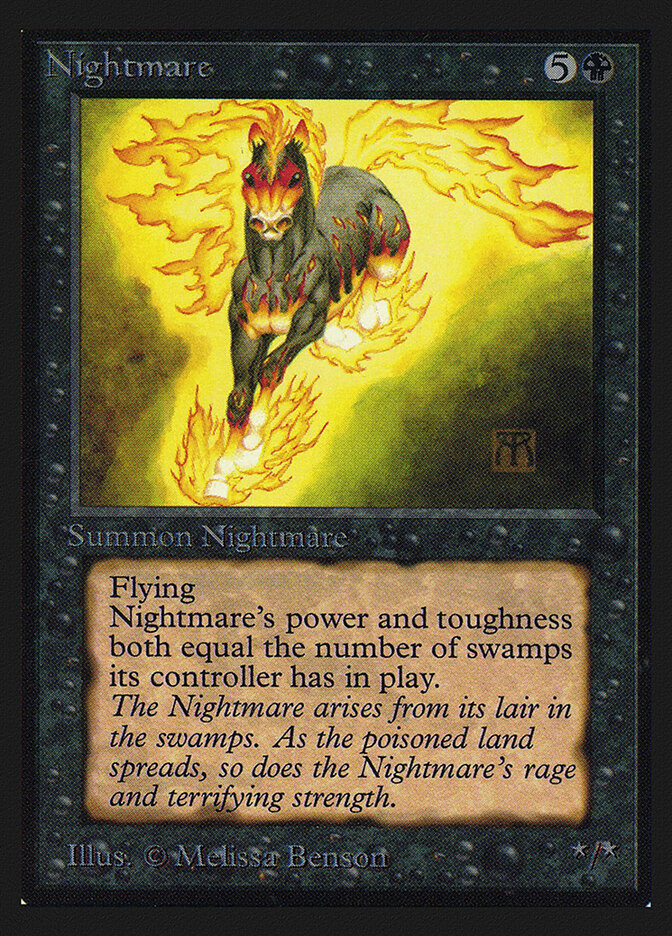 Nightmare card front