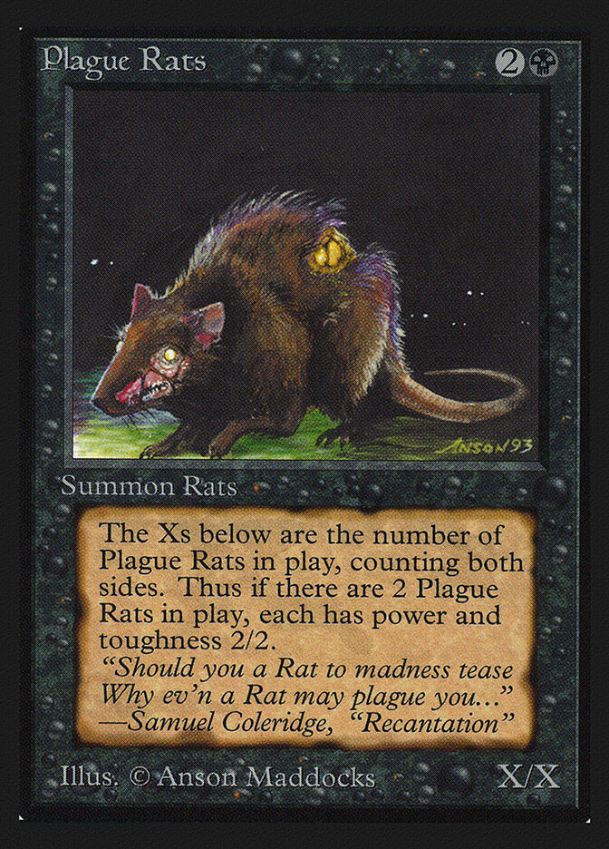 Plague Rats card front