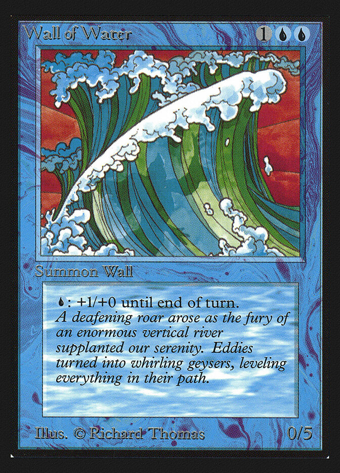 Wall of Water card front