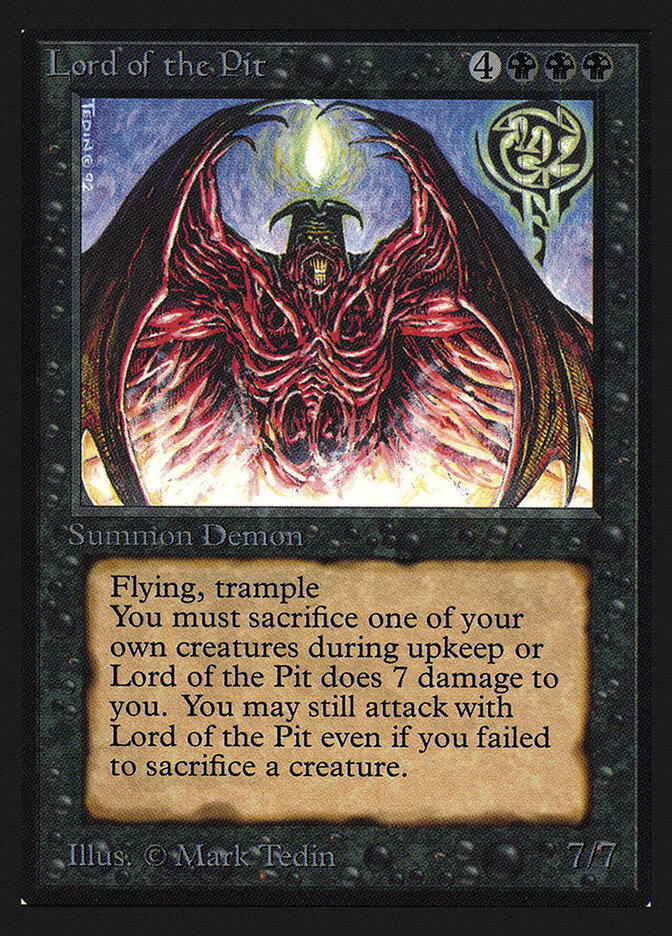 Lord of the Pit card front