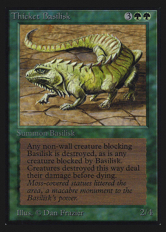 Thicket Basilisk card front