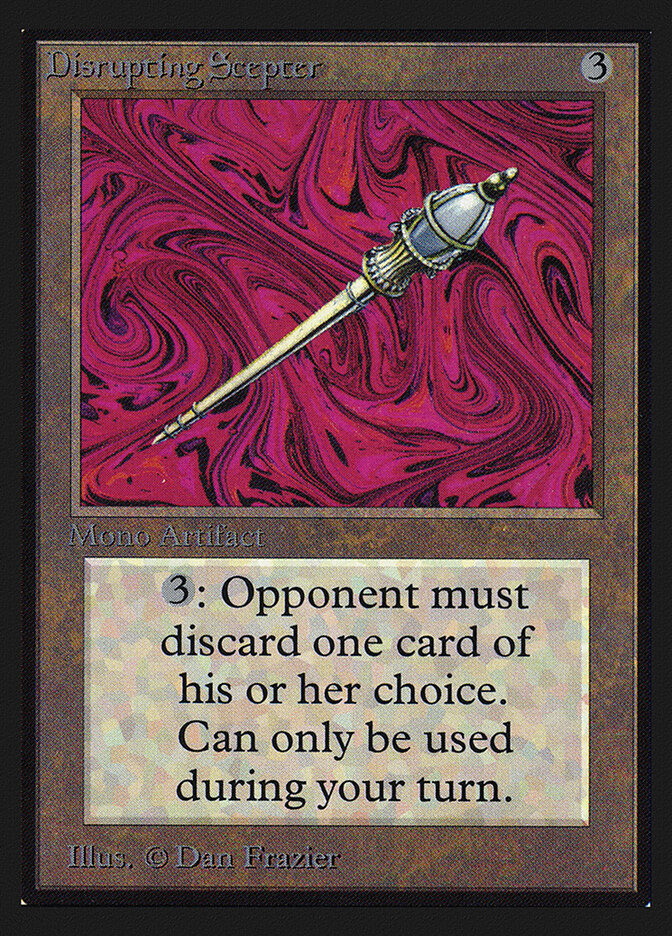 Disrupting Scepter card front