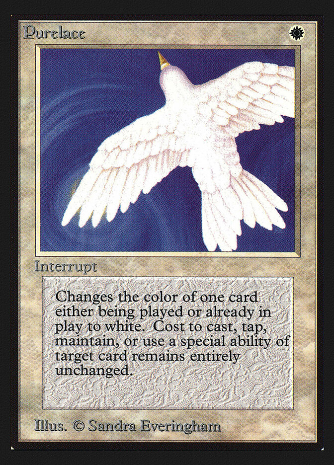 Purelace card front