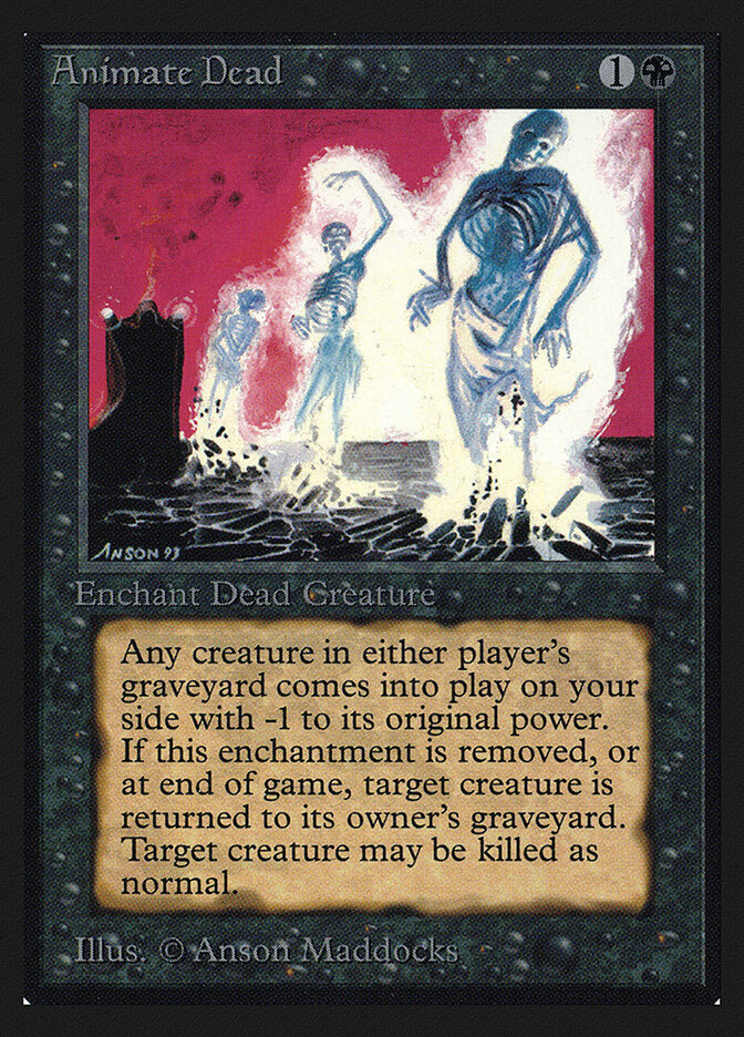 Animate Dead card front