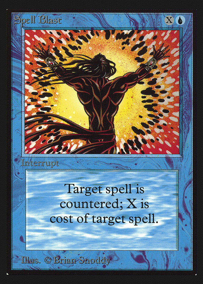Spell Blast card front