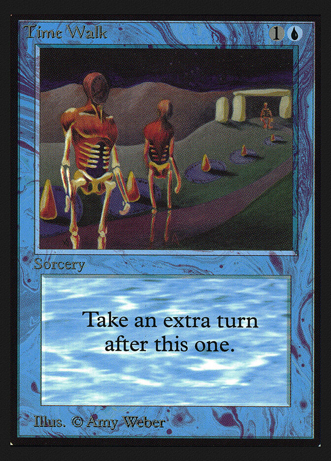 Time Walk card front