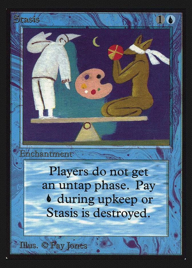Stasis card front