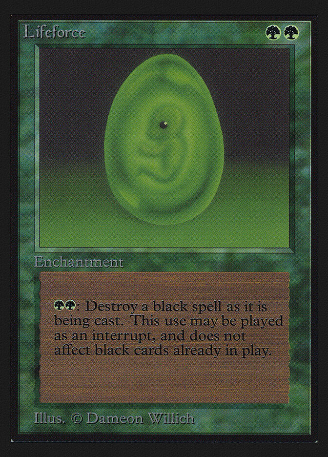 Lifeforce card front