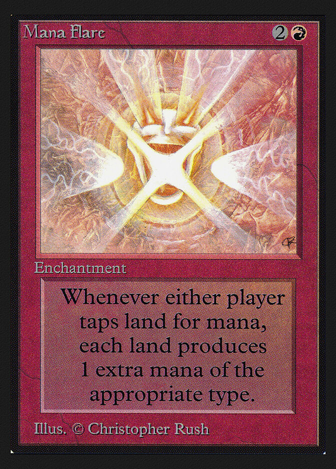 Mana Flare card front