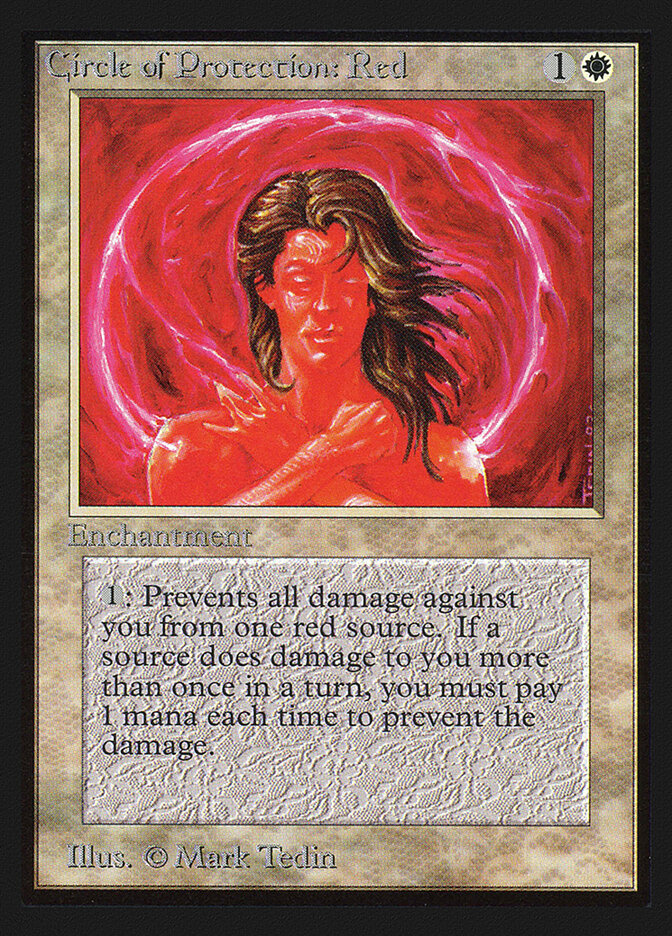Circle of Protection: Red card front