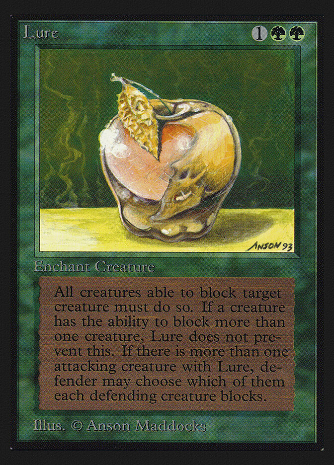 Lure card front