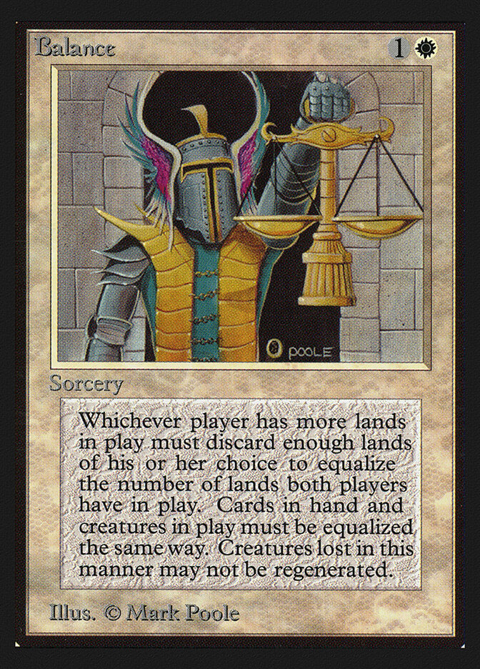Balance card front