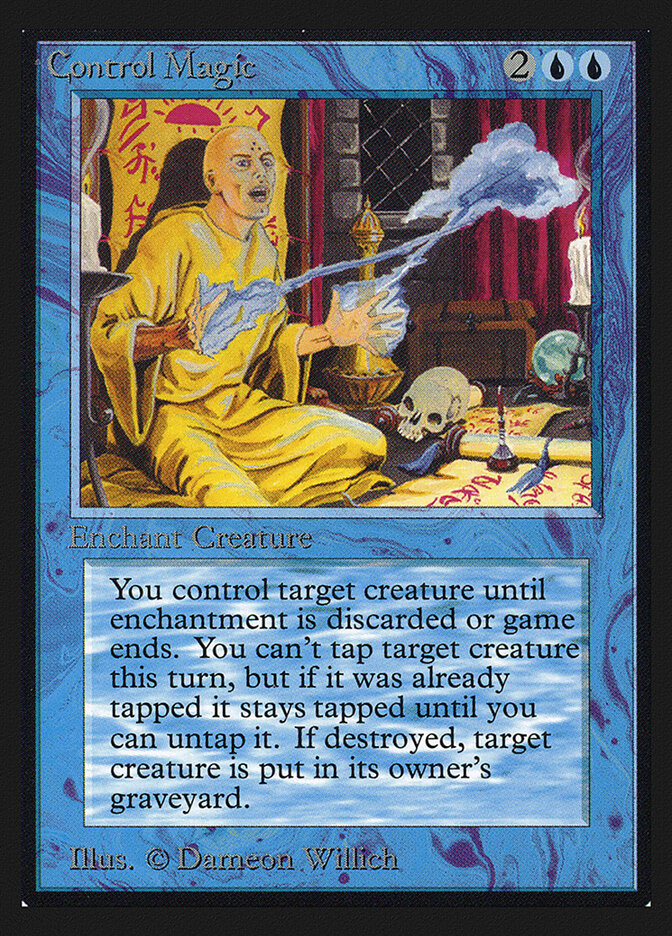 Control Magic card front
