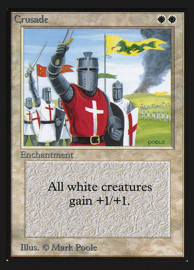 Crusade card front