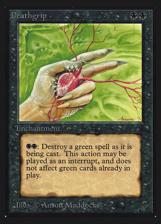 Deathgrip card front