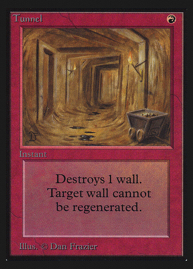 Tunnel card front