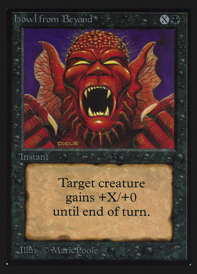 Howl from Beyond card front