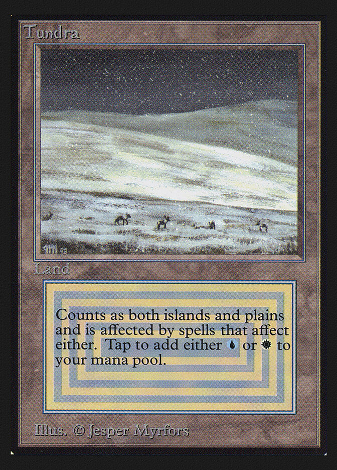 Tundra card front