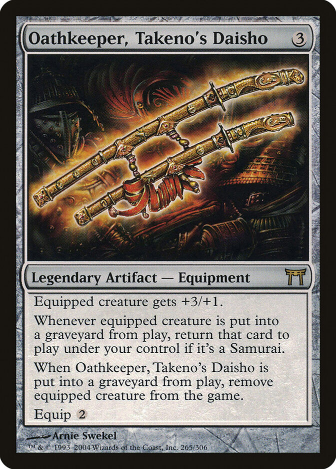 Oathkeeper, Takeno's Daisho card front