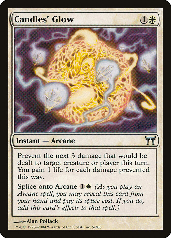 Candles' Glow card front