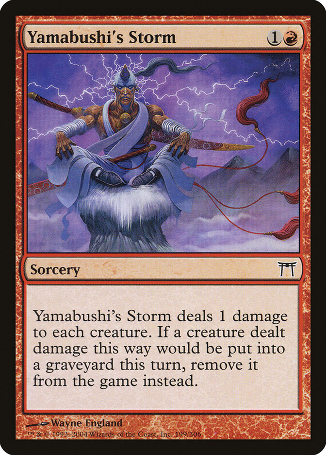 Yamabushi's Storm card front