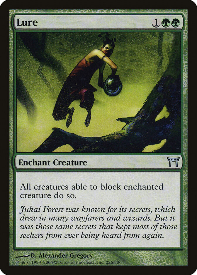 Lure card front