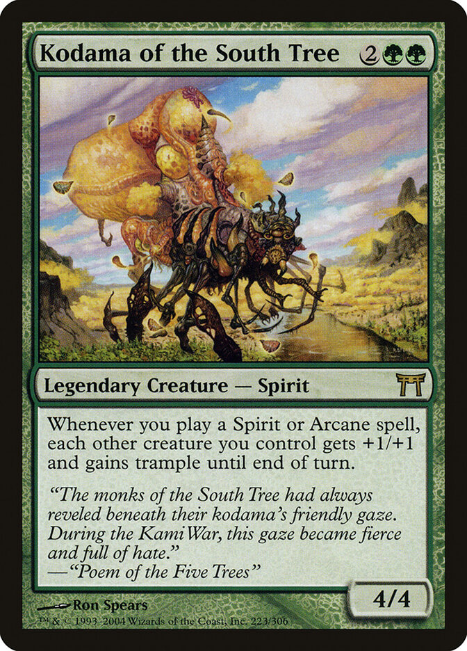 Kodama of the South Tree card front