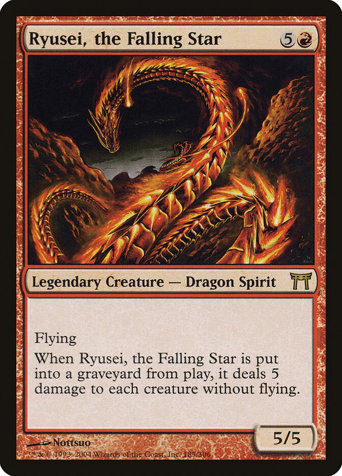 Ryusei, the Falling Star card front