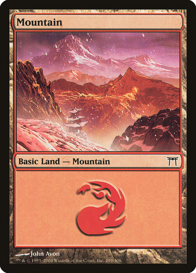 Mountain card front