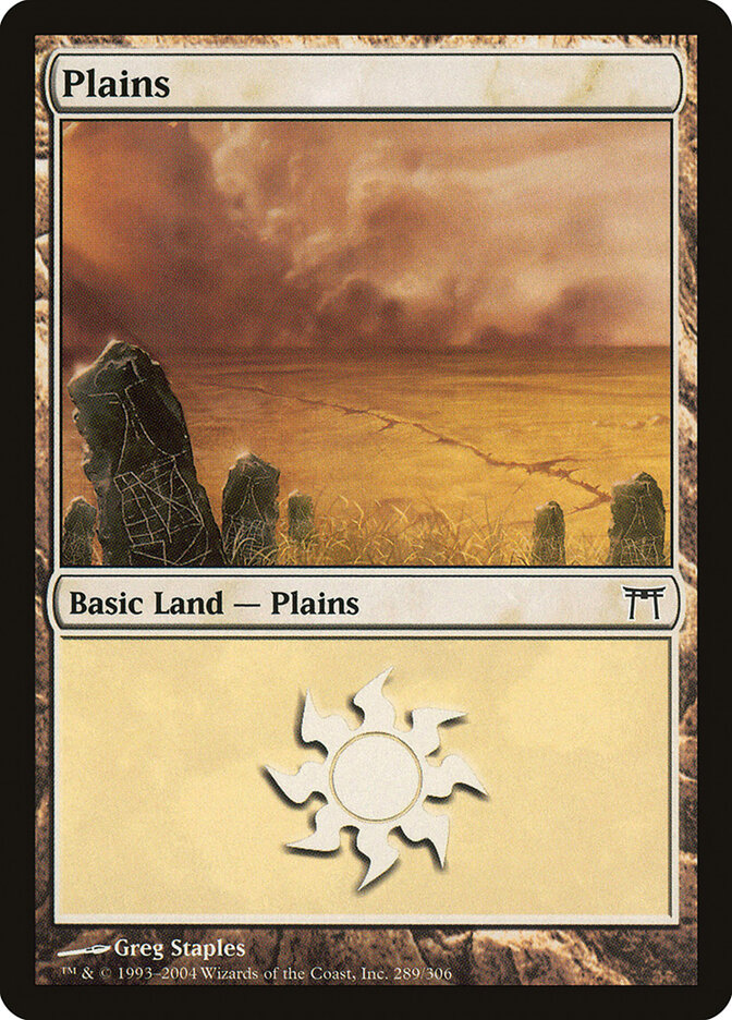 Plains card front