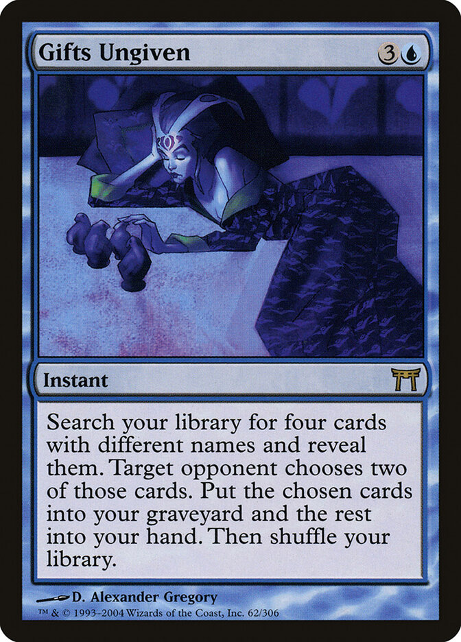 Gifts Ungiven card front