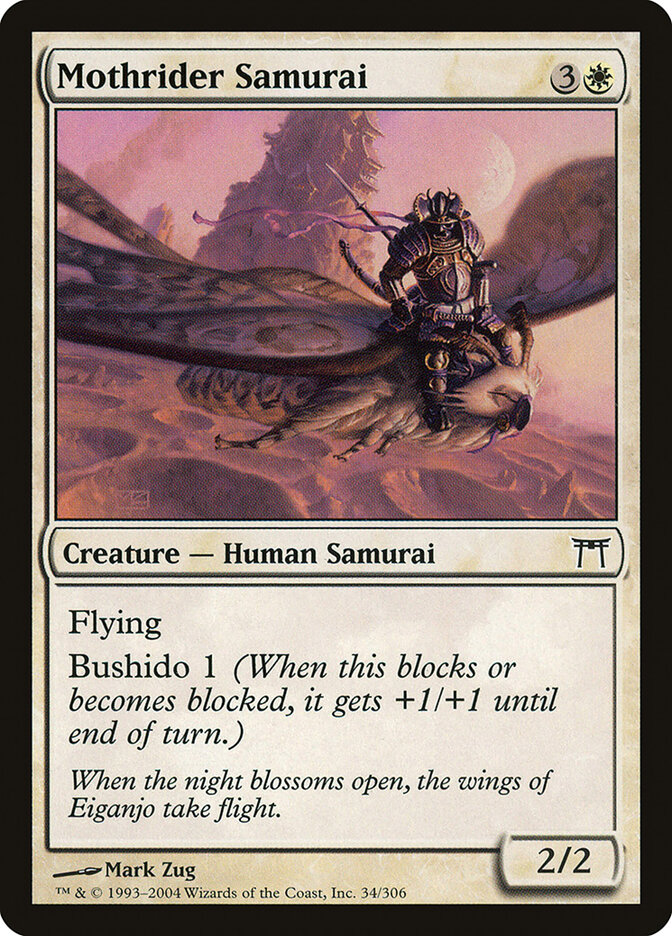 Mothrider Samurai card front