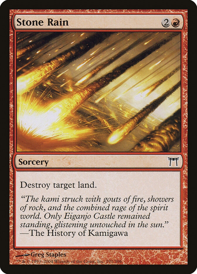 Stone Rain card front