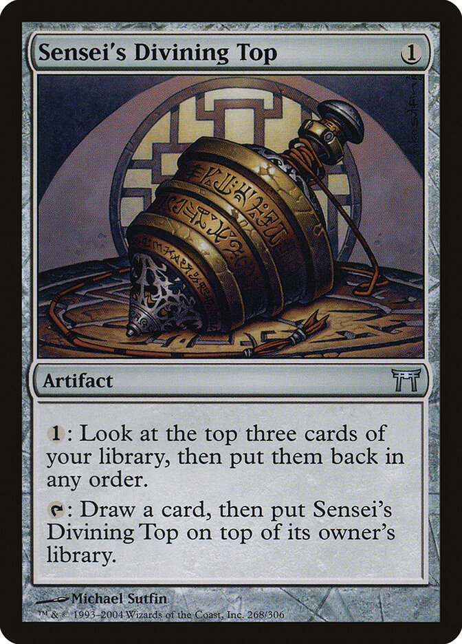 Sensei's Divining Top card front