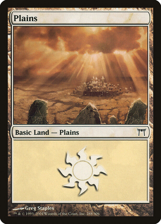 Plains card front