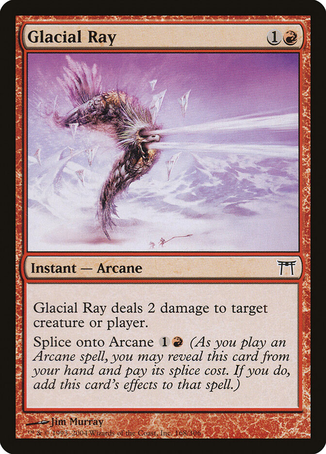 Glacial Ray card front