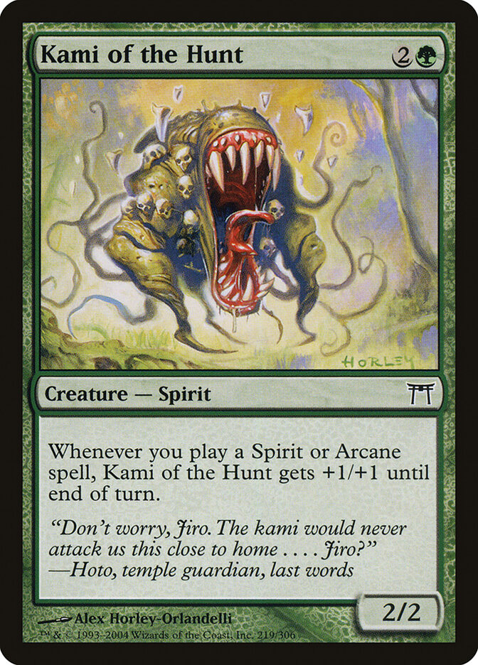 Kami of the Hunt card front