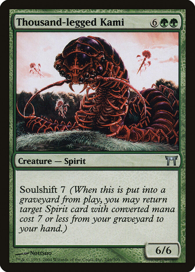 Thousand-legged Kami card front