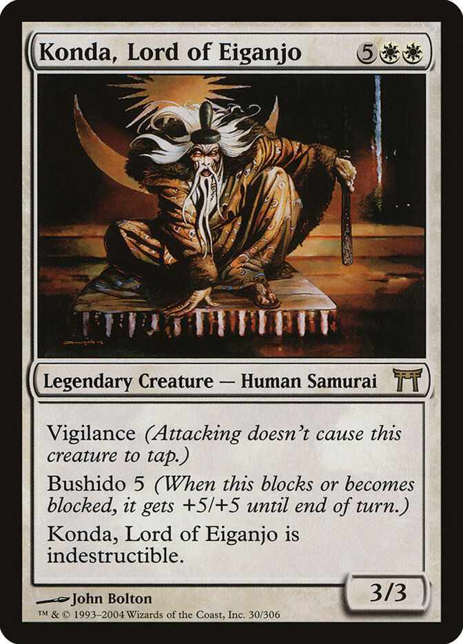 Konda, Lord of Eiganjo card front