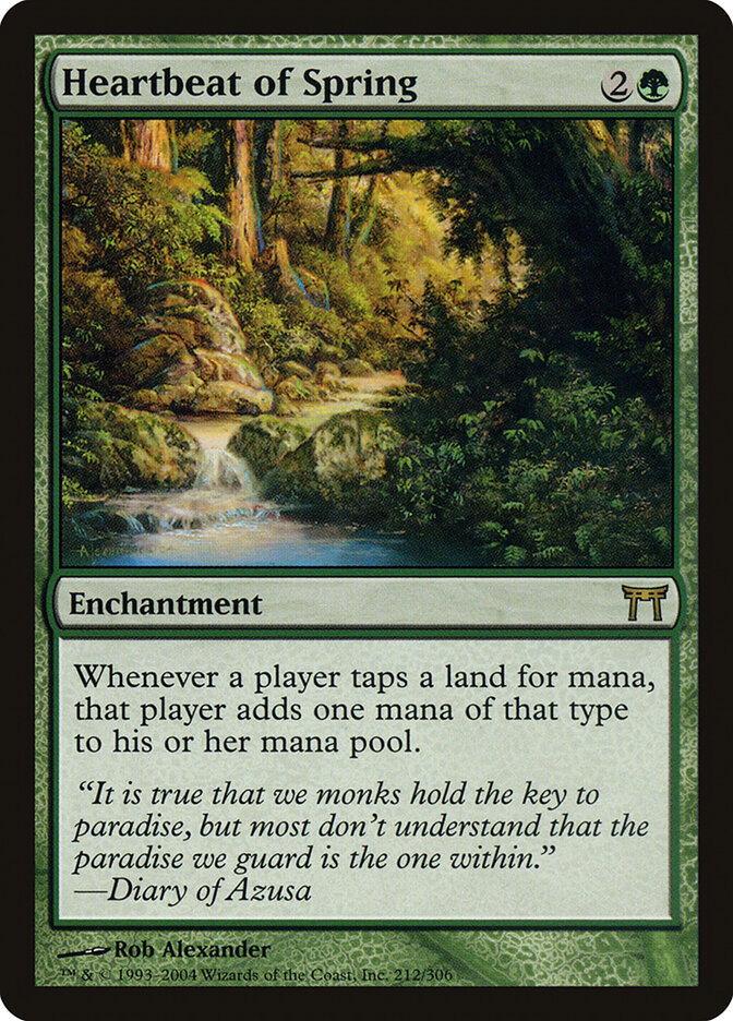 Heartbeat of Spring card front