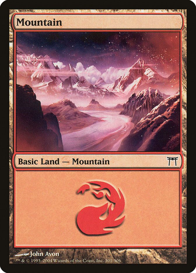 Mountain card front