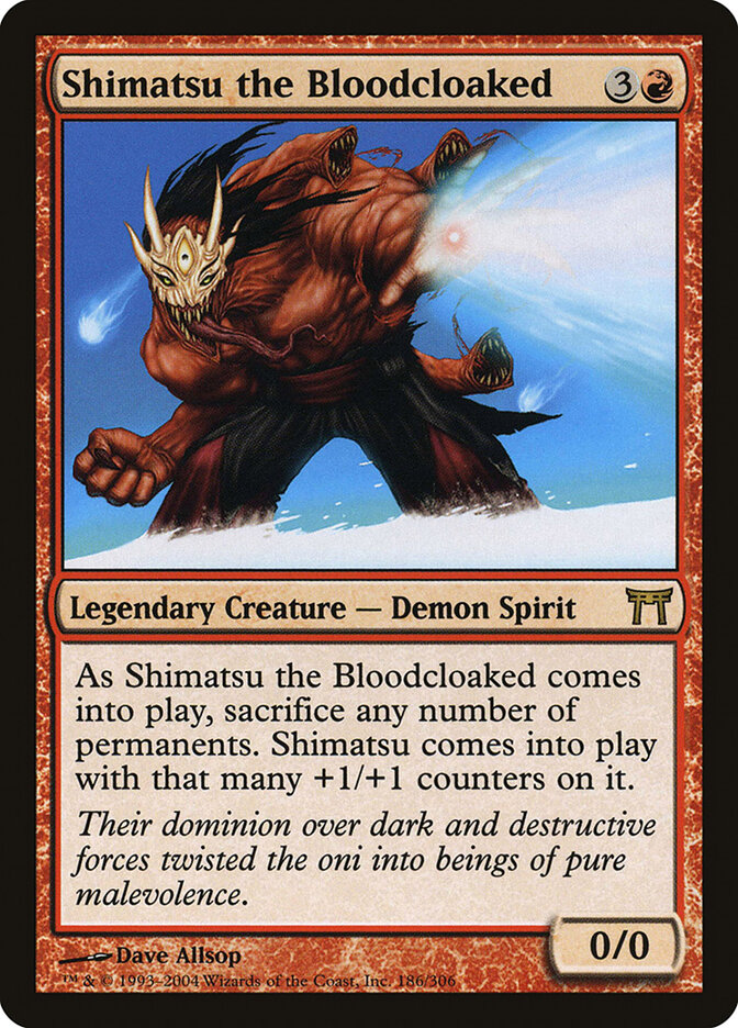Shimatsu the Bloodcloaked card front