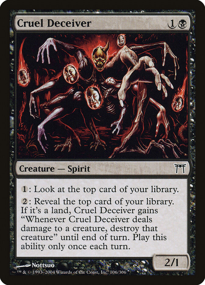 Cruel Deceiver card front