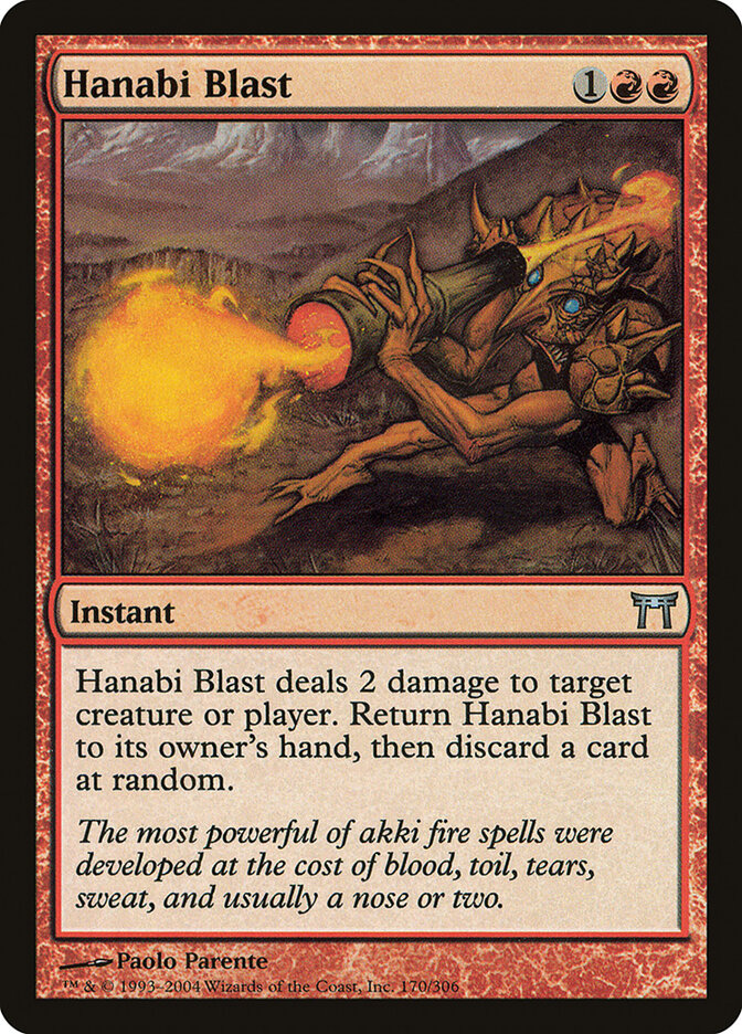 Hanabi Blast card front