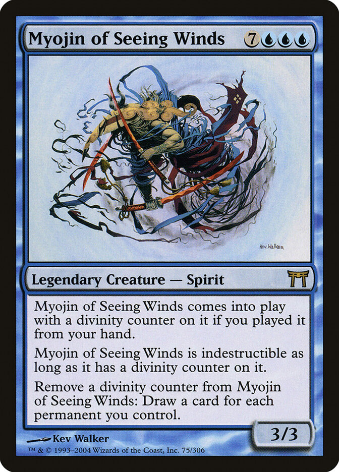 Myojin of Seeing Winds card front