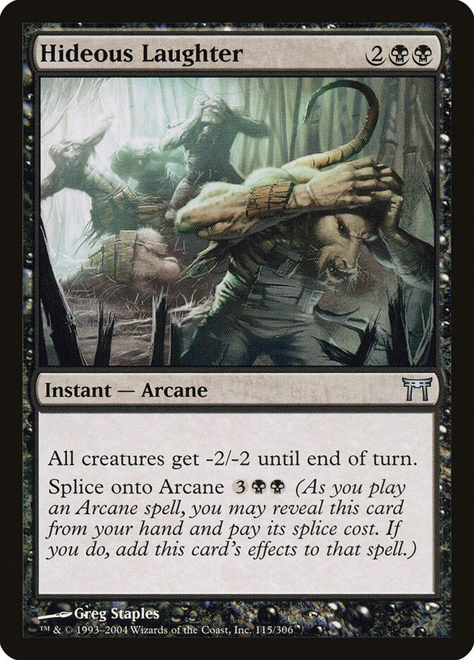 Hideous Laughter card front
